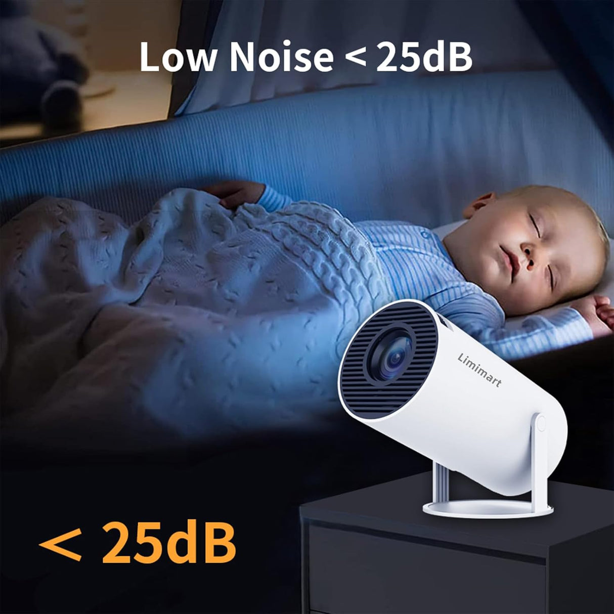Mini Proyector 4K 5G WIFI, Sonido 360, Bluetooth - Smart Projector