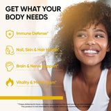 Venture Pal Complejo B 11 en 1 para Energía y Salud, B12 B9