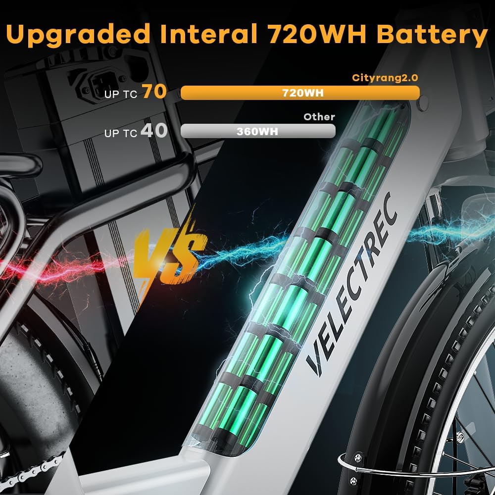 Bicicleta Eléctrica 1000W, 70 Millas, 26'' Montaña, Adulto