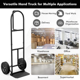 Carretilla Goplus, capacidad 660 lbs, ruedas de 10, P-Handle