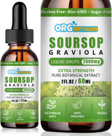 Soursop Graviola Líquido Apoyo Celular, Inmuno y Sueño 2oz