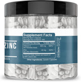 Suplemento de gluconato de zinc con vitamina C Plus