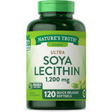 Cápsulas de lecitina de soja Suplemento sin OMG y sin gluten
