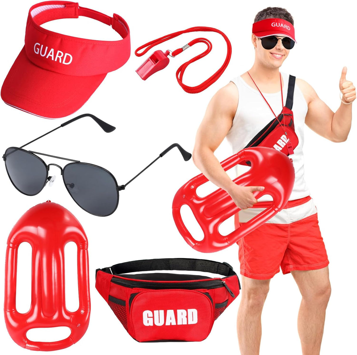Set de Accesorios de Halloween Kyson - Visera, Fanny Pack, Flota