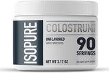 Suplemento de Calostro Bovino Isopure, Procesado Suavemente, 90 Servicios