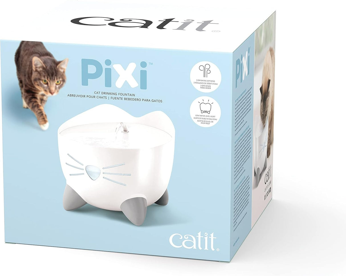 Comederos y Bebederos o Fuente para beber gatos blanco