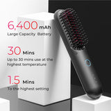 Cepillo alisador de pelo inalámbrico mini portátil