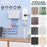 Soporte de Cables Magnético 6 Pack, Organizador Autoadhesivo