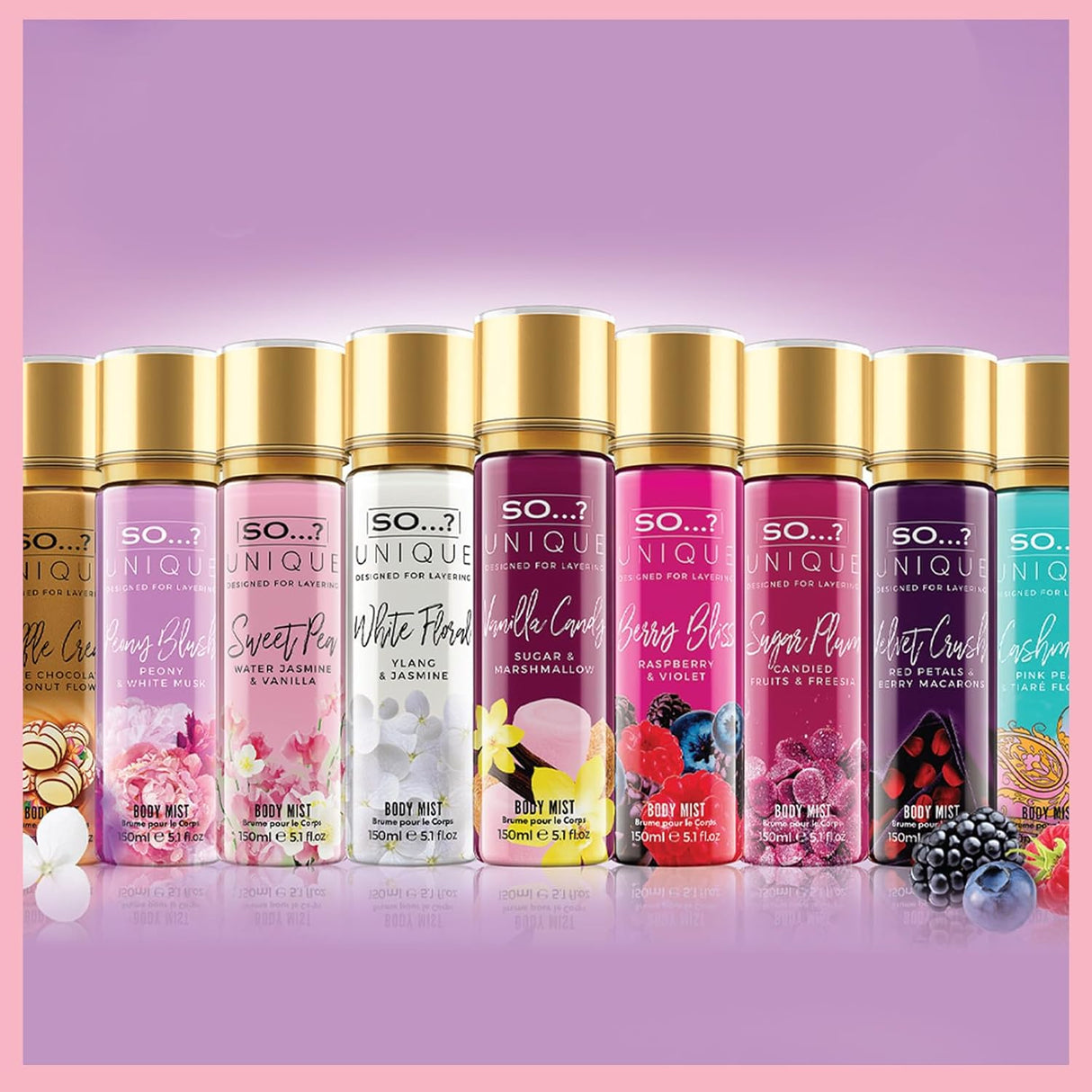 Perfume Corporal Dulce y Afrutado para Mujer - Vainilla, Durazno, Rosa