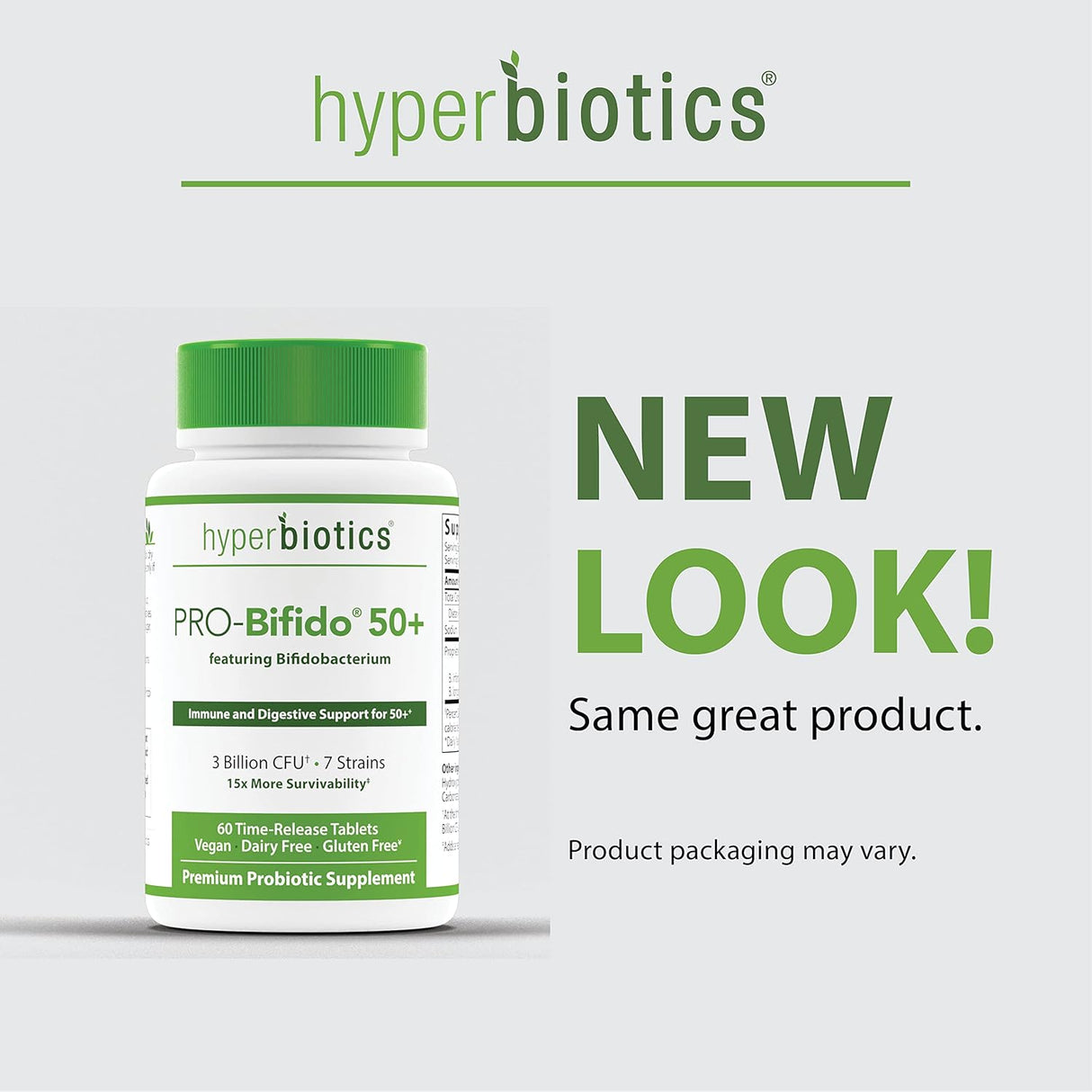 Suplementos Apoyo probiótico Pro-Brifido para edades 50+