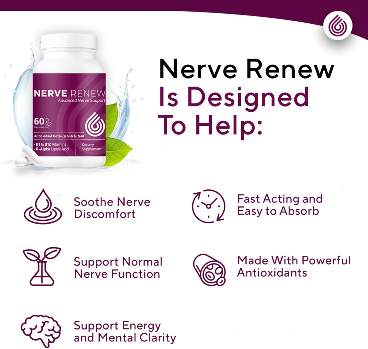 Suplementos Alimenticios Apoyo nervioso natural nerviosas