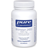 Suplementos Bromelain 2400  Suplemento de 500 mg  60 cáp