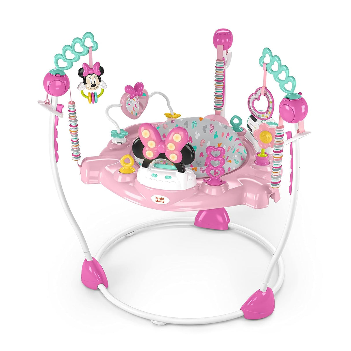 Centro de Actividades Minnie Mouse, Bright Starts, 10 Juguetes, 360°