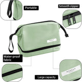 porta maquillaje color verde Queboom