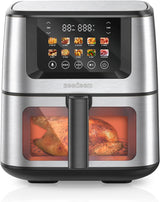 Freidora de aire SEEDEEM Max XL 10 en 1, 8 Qt, pantalla táctil