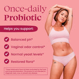 Probióticos vaginales para mujeres con prebióticos extracto