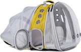 Mochila Expandible para Gato, Marca Astronauta, Doble Extensión