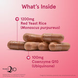Suplemento Jarrow Formulas Red Yeast Rice 1200 mg &  Co-Q10