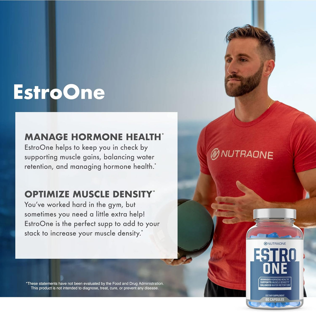 Soporte hormonal para hombres de NutraOne 60 cápsulas NutraOne