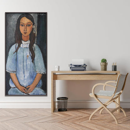 Póster Amedeo Modigliani - Retrato Famoso - Pintura al Óleo