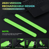 Brazaletes LED Recargables para Correr 2024 Ajustables