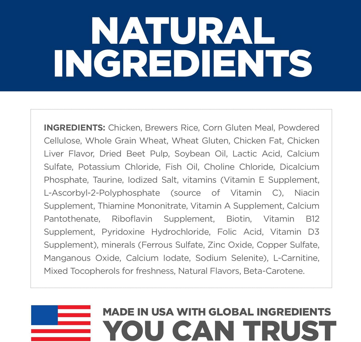 Hill&#39;s Science Diet Alimento seco para gatos, adultos, múltiples beneficios, receta de pollo, bolsa de 7 libras