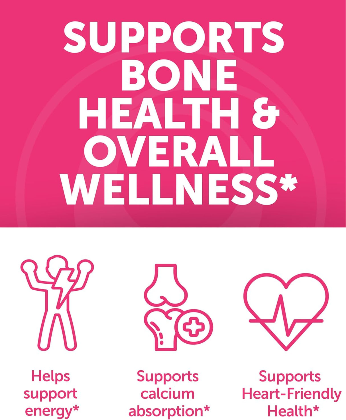 Lunakai Vitamina D3 K2 Gummies con Calcio Vegan 60ct