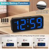 Reloj Despertador Digital Pequeño con Números Grandes y Alarma