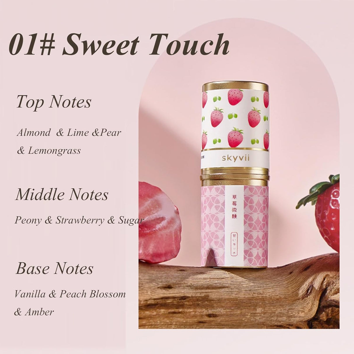 Perfume Sólido Portátil, Natural para Hombres y Mujeres