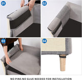 Protector de muebles para arañazos con sisal natural