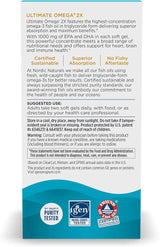 Suplemento Ultimate Omega 2X, sabor a limón  de omega-3