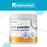 Suplemento  Polvo de aceite de coco MCT 25 porciones