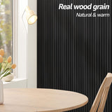 Paneles de Pared 3D Art3d, 8-Pack 108 x 6 Pulgadas, WPC