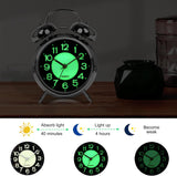 Reloj Despertador Super Ruidoso para Dormilones, 4 Pulgadas