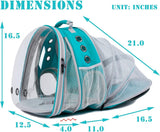 Mochila Transportadora Expandible para Gatos y Perros, 20 lbs