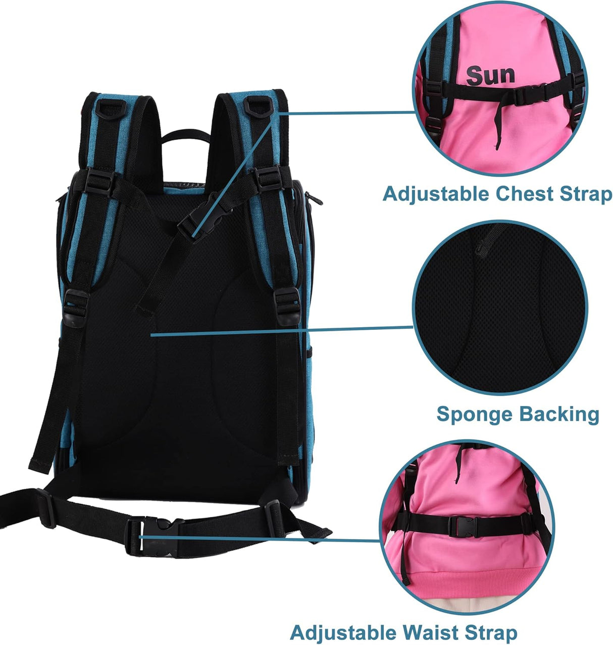 Mochila para llevar gatos grandes para senderismo