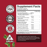 Suplemento de hierba de cabra cachonda de 1000 mg  90 unidad