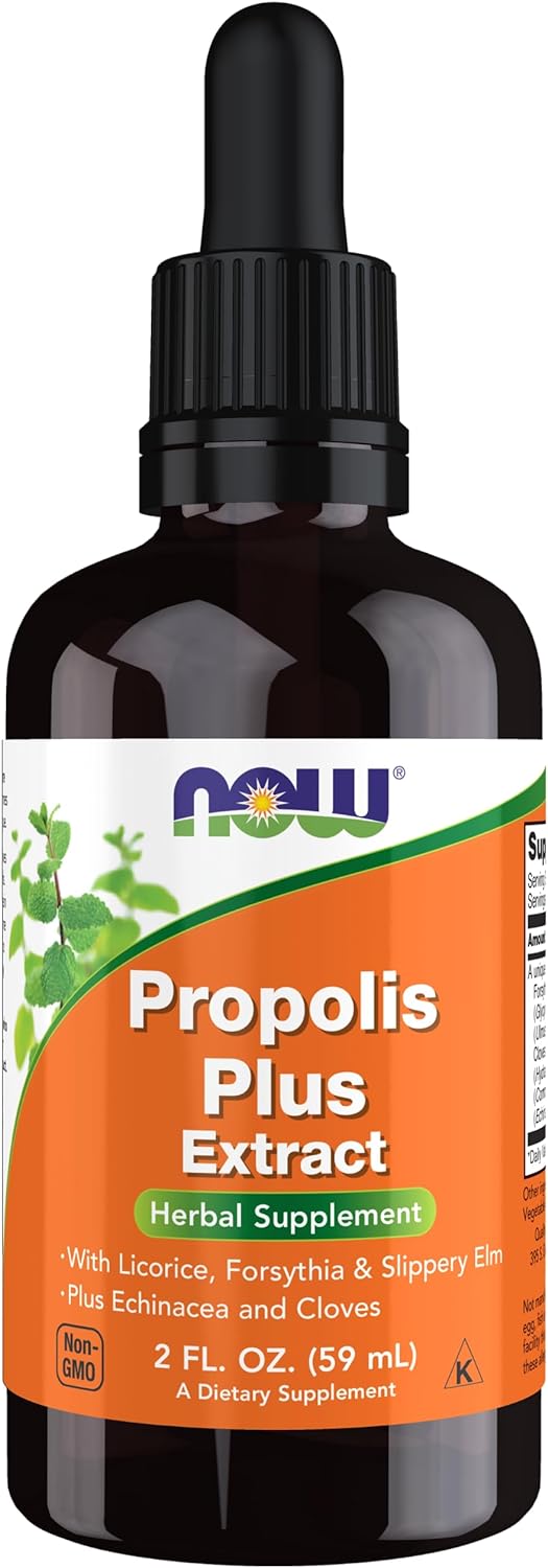 Suplemento herbal líquido con extracto de propóleos y gotero
