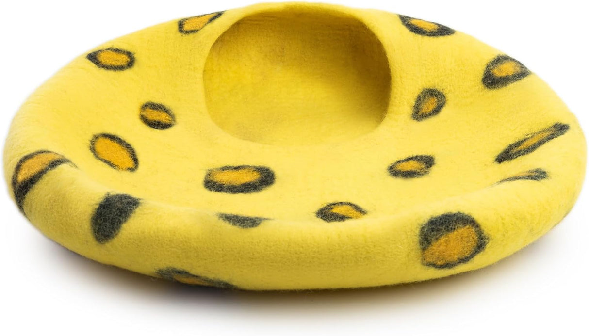 Cueva para Gatos Woolygon - Felt Bed Ecológico - Polka Dot