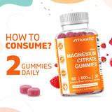 Suplementos Alimenticios citrato de magnesio 600 mg
