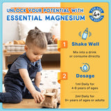 MagKids Magnesio Líquido para Niños con L-Theanina 2 oz