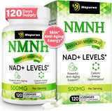Suplemento NMNH 500mg de NMN, Antienvejecimiento, 120 cápsulas