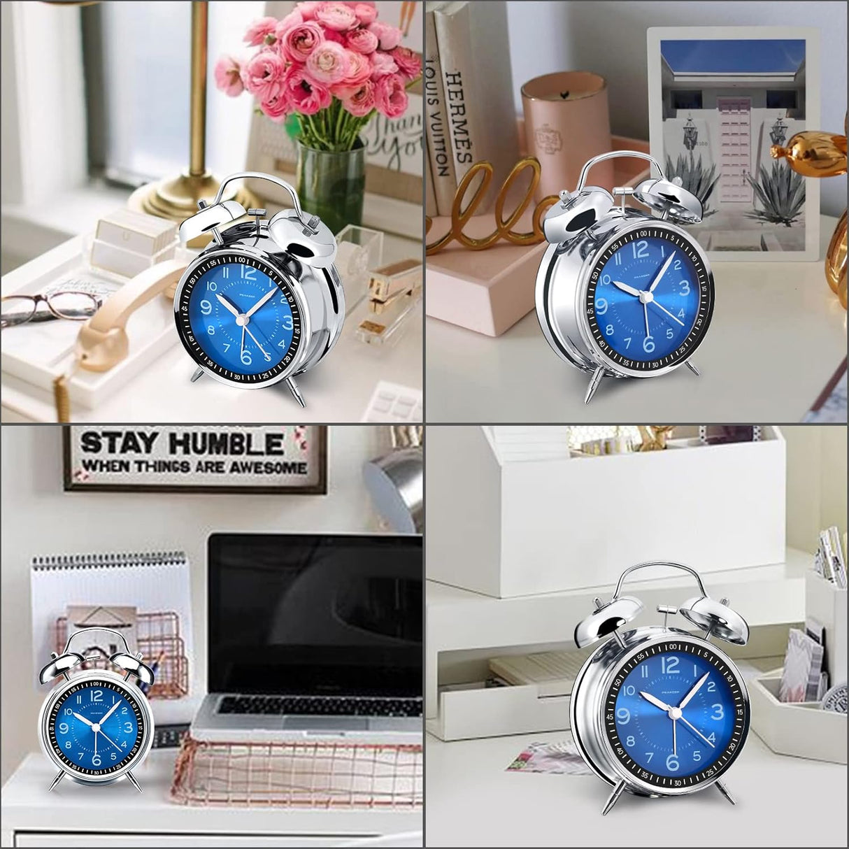 Reloj Despertador con Campanas Dobles para Dormilones