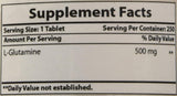 L-Glutamina 500 mg Best Naturals 250 tabletas