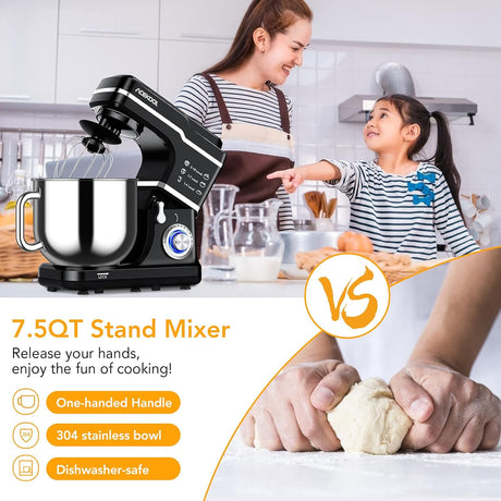 Batidora Acekool 660W 10 velocidades 7.5 Qt MK-5101