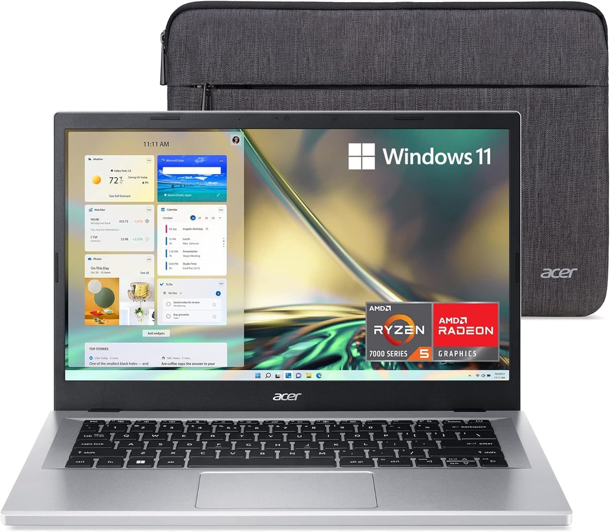 Portátil Acer Aspire 3 A314-23P, Ryzen 5, 8GB, 512GB SSD