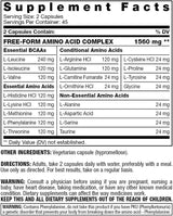 Complejo de Aminoácidos - Crecimiento Muscular, 90 Cápsulas