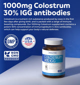 Suero de Leche 1,000mg - Apoyo Inmunológico - 60 Cápsulas