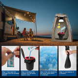 Gel Absorbente para Inodoro Portátil, Polvo para Camping Outdoor
