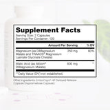 Pure TheraPro Mg Lysinate Glycinate 240 Cáps | USA